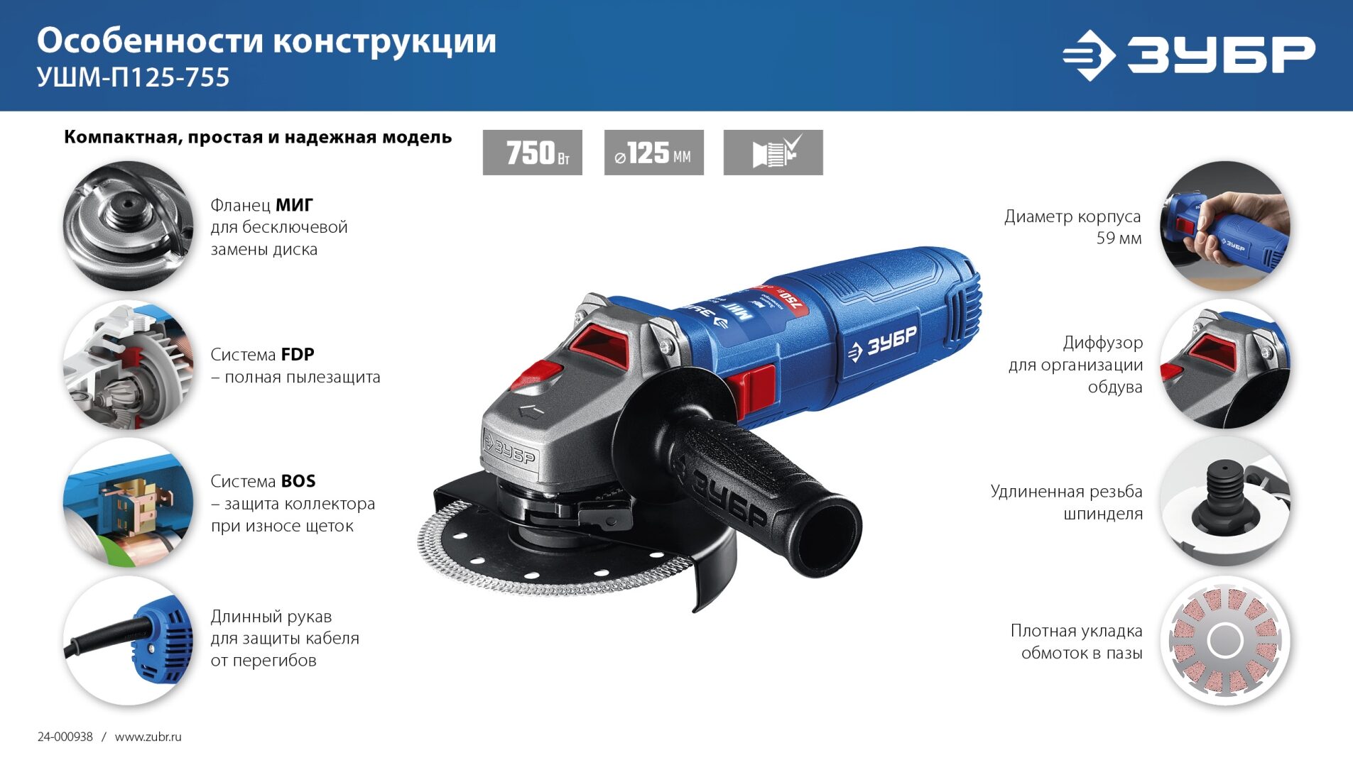 Промоизображение УШМ-П125-755
